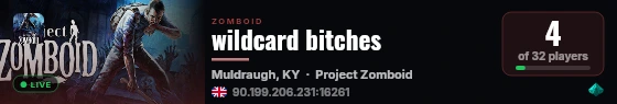 wildcard bitches live status badge