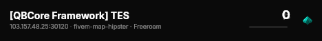 [QBCore Framework] TES live status badge