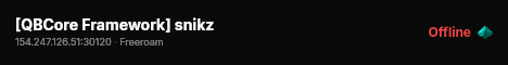 [QBCore Framework] snikz live status badge