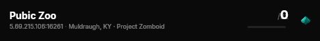 Pubic Zoo live status badge