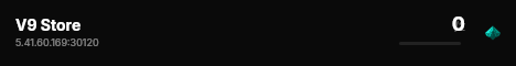 V9 Store live status badge