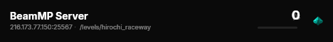 BeamMP Server live status badge