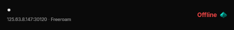 * live status badge