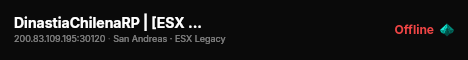 DinastiaChilenaRP | [ESX Legacy] live status badge