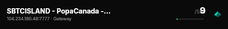SBTCISLAND - PopaCanada - Test live status badge