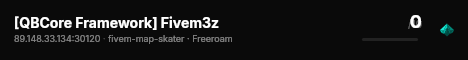 [QBCore Framework] Fivem3z live status badge