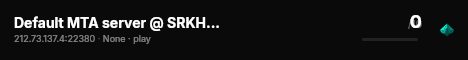 Default MTA server @ SRKHOST.eu live status badge