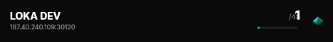 LOKA DEV live status badge