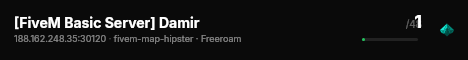 [FiveM Basic Server] Damir live status badge