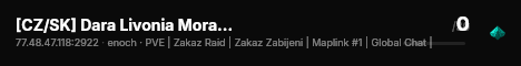 [CZ/SK] Dara Livonia Morava-games.cz MapLink PVE live status badge