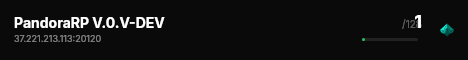 PandoraRP V.0.V-DEV live status badge