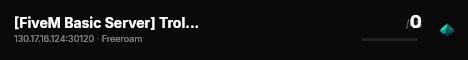 [FiveM Basic Server] TrolliZBS live status badge