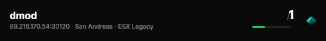 dmod live status badge