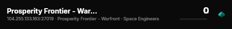 Prosperity Frontier - Warfront live status badge