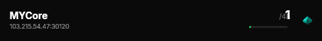 MYCore live status badge