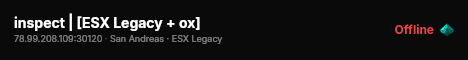 inspect | [ESX Legacy + ox] live status badge