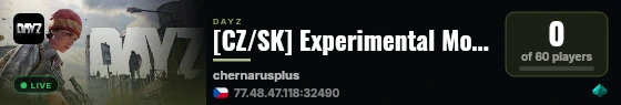 [CZ/SK] Experimental Morava-games.cz PVE live status badge