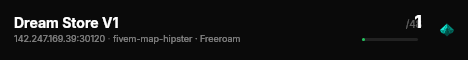 Dream Store V1 live status badge