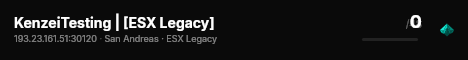 KenzeiTesting | [ESX Legacy] live status badge