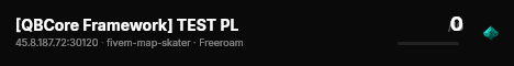 [QBCore Framework] TEST PL live status badge