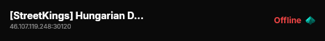 [StreetKings] Hungarian Drifters live status badge