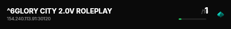 ^6GLORY CITY 2.0V ROLEPLAY live status badge