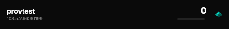 provtest live status badge