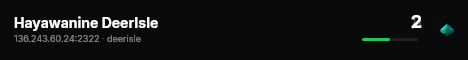Hayawanine DeerIsle live status badge