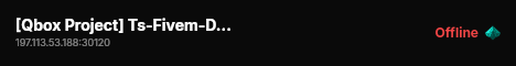 [Qbox Project] Ts-Fivem-Dev-Qbox live status badge