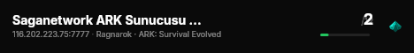 Saganetwork ARK Sunucusu - (v361.7) live status badge