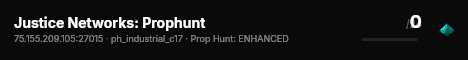 Justice Networks: Prophunt live status badge