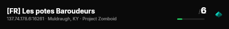[FR] Les potes Baroudeurs live status badge