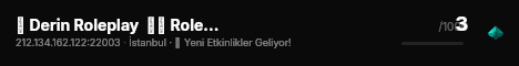 █ Derin Roleplay  ❰❰ Roleplay Keyfi ❱❱ (Turk/Türk) live status badge