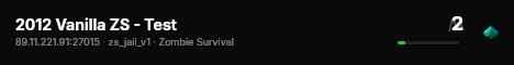 Garry's Mod Zombie Survival live status badge