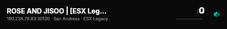 JISOO | ESX Legacy Server live status badge