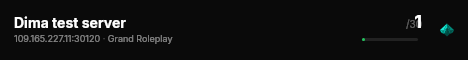 Dima test server live status badge