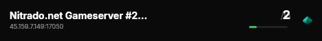 Nitrado.net Gameserver #20027 live status badge