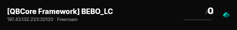 [QBCore Framework] BEBO_LC live status badge