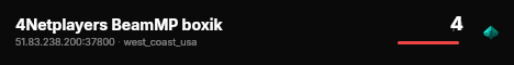 4Netplayers BeamMP boxik live status badge