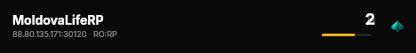 MoldovaLifeRP live status badge
