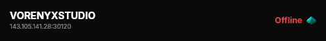 VORENYXSTUDIO live status badge