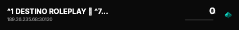 ^1 DESTINO ROLEPLAY 🌎 ^7 | ✦ SUA HISTÓRIA COMEÇA AQUI live status badge