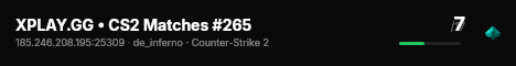 XPLAY.GG • CS2 Matches #265 live status badge