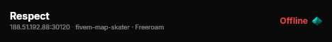 Respect live status badge