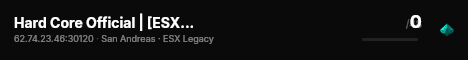 Hard Core Official | [ESX Legacy] live status badge