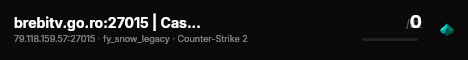 brebitv.go.ro:27015 | Casual + FY/AWP/AIM MAPS | !WS !KNIFE live status badge