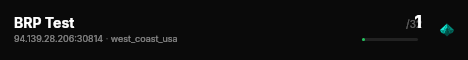 BRP Test live status badge