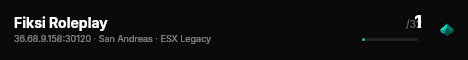 Fiksi Roleplay live status badge