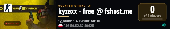 kyzexx - free @ fshost.me live status badge