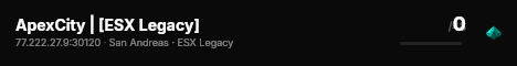ApexCity | [ESX Legacy] live status badge